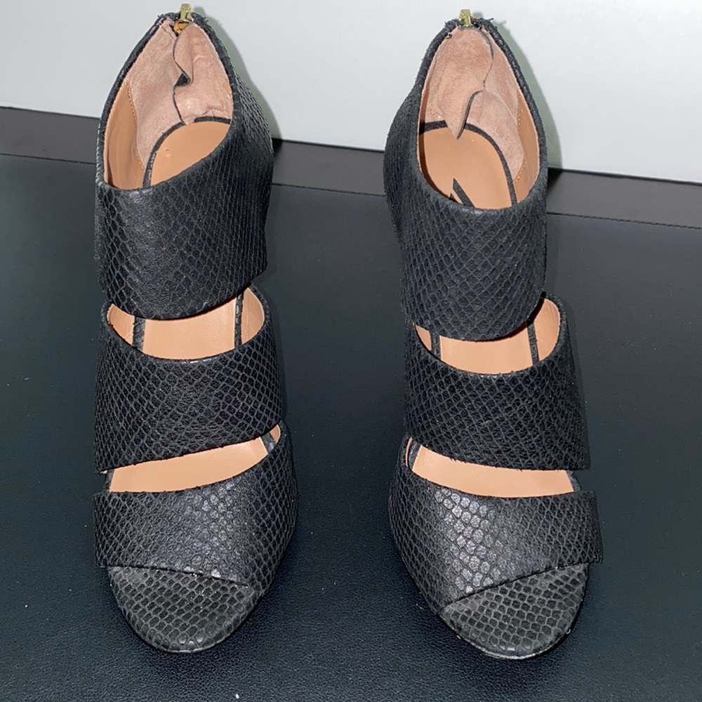 Avá & Aiden shoes heels women 7 1/5m black zip